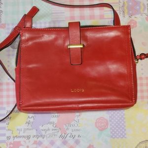 Lodis red handbag